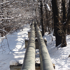 Pipe trace systems can be designed for long line pipes.