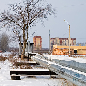 Long pipes in winter