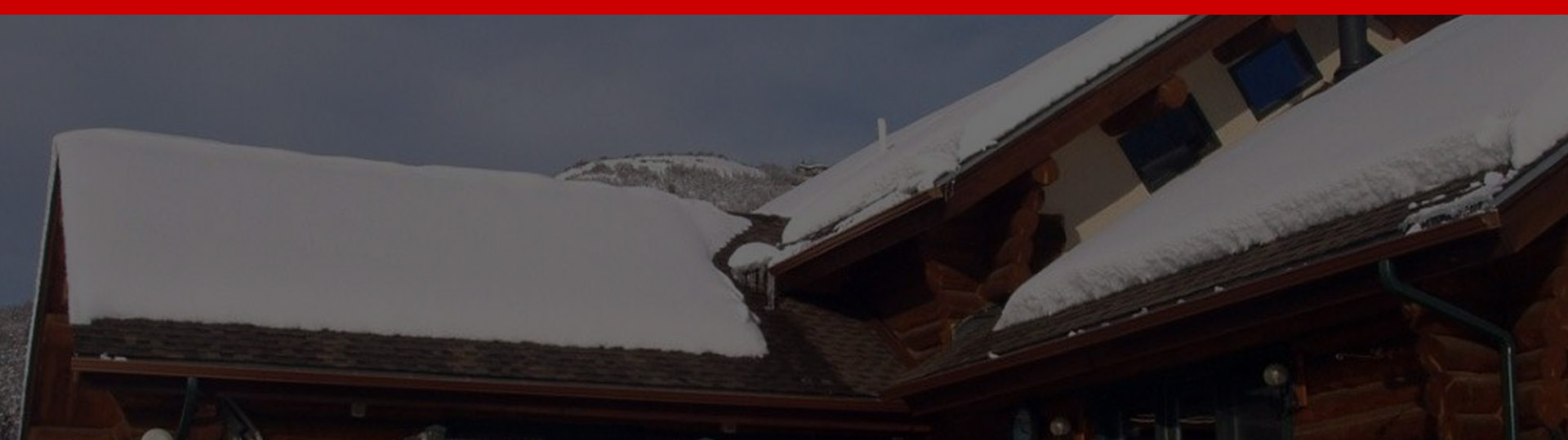 Pipe trace roof de-icing banner.