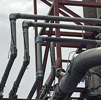 Industrial pipe tracing